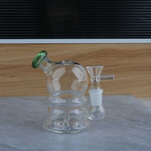 mushroom ball percolator bong small glass bubbler 14mm