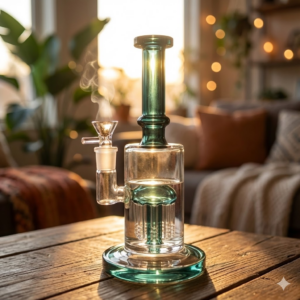 11 inch heavy glass bong percolator water pipe 1.7lb