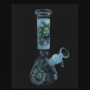 joker glass bong heavy beaker water pipe hookah 10 inch 14mm bowl